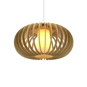 Stecche di Legno One Light Pendant in Organic Gold (486|118549)