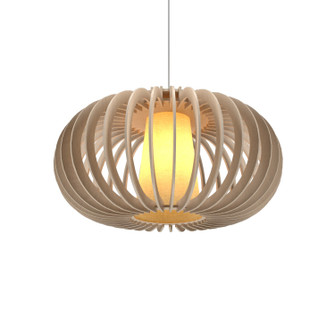 Stecche di Legno One Light Pendant in Organic Cappuccino (486|118548)