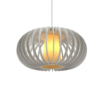 Stecche di Legno One Light Pendant in Organic White (486|118547)