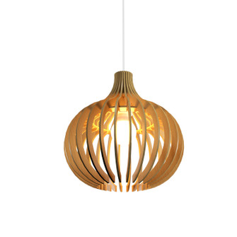 Stecche di Legno One Light Pendant in Organic Gold (486|118249)