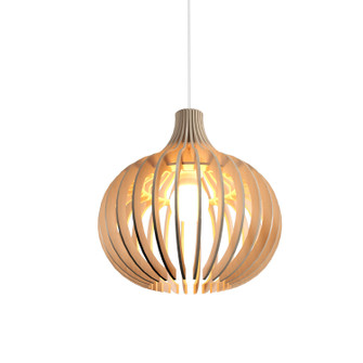 Stecche di Legno One Light Pendant in Organic Cappuccino (486|118248)