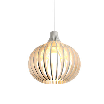 Stecche di Legno One Light Pendant in Organic White (486|118247)