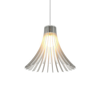 Stecche di Legno One Light Pendant in Organic White (486|118147)