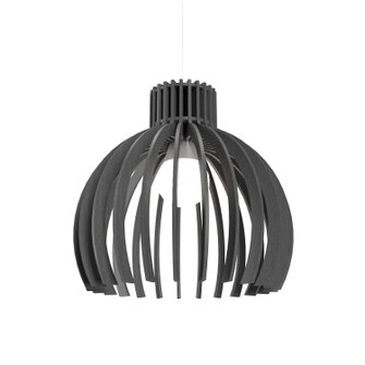Stecche di Legno One Light Pendant in Organic Grey (486|118050)
