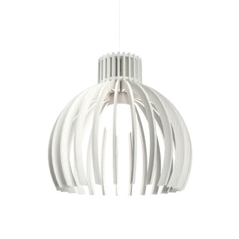Stecche di Legno One Light Pendant in Organic White (486|118047)