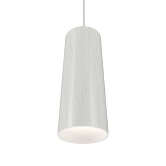 Conical One Light Pendant in Organic White (486|11647)