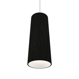 Conical One Light Pendant in Organic Black (486|11646)