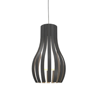 Barrel One Light Pendant in Organic Grey (486|115350)