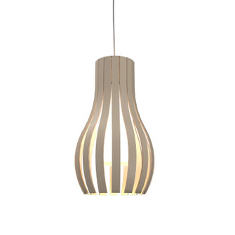 Barrel One Light Pendant in Organic Cappuccino (486|115348)
