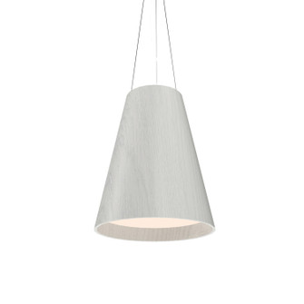 Conical Three Light Pendant in Organic White (486|114647)