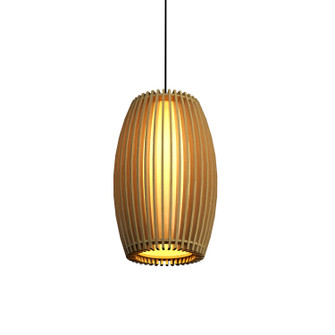 Stecche di Legno Three Light Pendant in Organic Gold (486|114049)