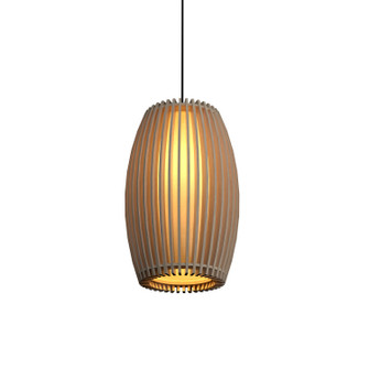 Stecche di Legno Three Light Pendant in Organic Cappuccino (486|114048)