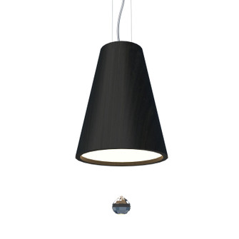 Conical One Light Pendant in Organic Black (486|1130C46)