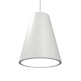 Conical One Light Pendant in Organic White (486|113047)
