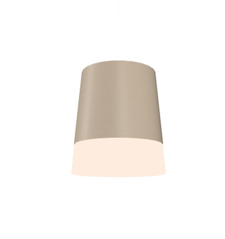 Conical One Light Pendant in Organic Cappuccino (486|110048)