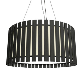 Slatted LED Pendant in Organic Black (486|1094LED46)