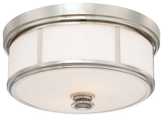 Harbour Point Two Light Flush Mount in Polished Nickel (7|4365613)