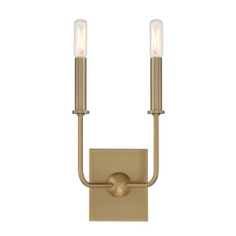 Avondale Two Light Wall Sconce in Warm Brass (51|940442322)