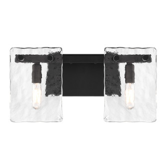 Genry Two Light Bathroom Vanity in Matte Black (51|882042BK)