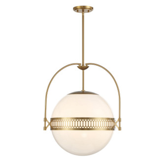 Thornhill Three Light Pendant in Warm Brass (51|764073322)