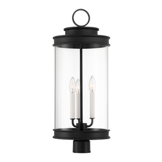 Englewood Three Light Outdoor Post Lantern in Matte Black (51|5902BK)