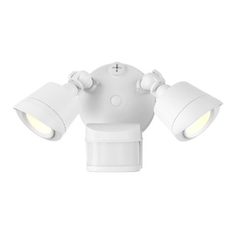 LED Motion Sensored Double Flood Light in White (51|4FLOODMSA23000KWH)