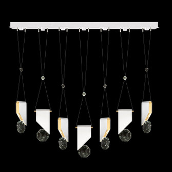 Aria LED Linear Pendant in White/Gold Accents (48|10000721111111)