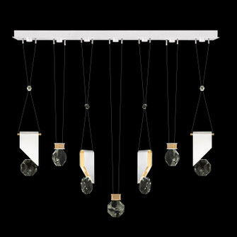 Aria LED Linear Pendant in White/Gold Accents (48|10000721111444)