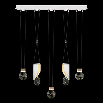 Aria LED Linear Pendant in White/Gold Accents (48|100006211444)
