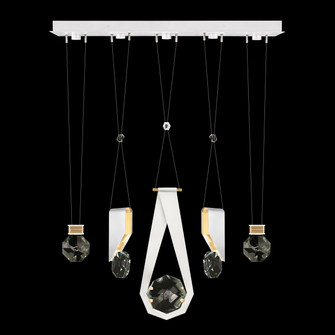 Aria LED Linear Pendant in White/Gold Accents (48|100006211244)