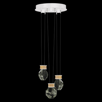 Aria LED Pendant in White/Gold Accents (48|1000052444)