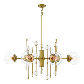 Traiton Nine Light Chandelier in Gold (40|47222014)