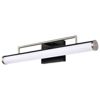 Solano LED Vanity in Black / Brushed Nickel (72|62658)
