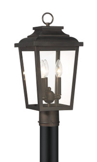Irvington Manor Three Light Post Mount in Chelesa Bronze (7|72176189C)