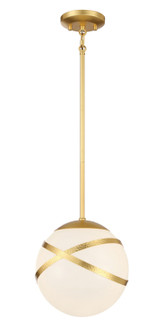 Atlys One Light Mini Pendant in Spring Gold Leaf (7|5431853)