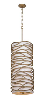 Branch Reality Nine Light Foyer Pendant in Ashen Gold (7|3716788)