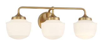 Cornwell Three Light Bath Vanity in Antique Noble Brass (7|2573575)