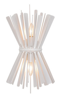 Confluence Two Light Wall Sconce in Piastra White (29|N1902792)