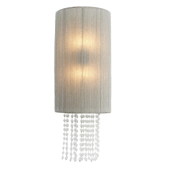 Crystal Reign Two Light Wall Sconce in Nickle (29|N1511613)