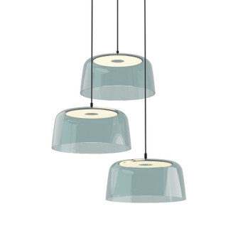 Yurei LED Pendant in Matte Black (240|YUPC3SWMTBSBLU)
