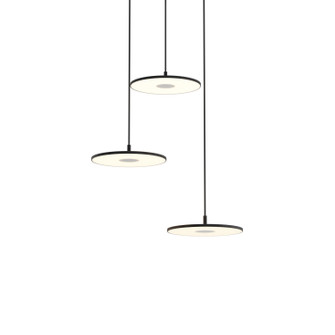 Yurei LED Pendant in Matte Black (240|YUPC3SWMTB)