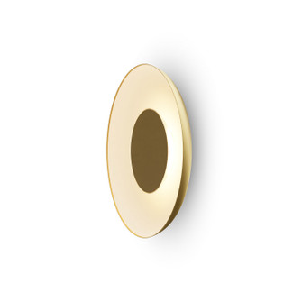 Ramen LED Wall Sconce in Gold W/ Matte White (240|RMW12SWBRSHW24BDGMW)