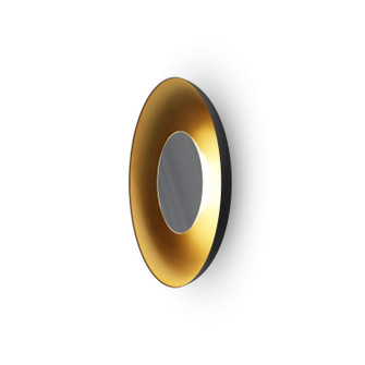 Ramen LED Wall Sconce in Matte Black w/ Gold (240|RMW12SWBNIHW24BDMBG)
