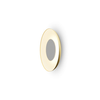 Ramen LED Wall Sconce in Gold w/ Matte White (240|RMW09SWMWTHW18BDGMW)