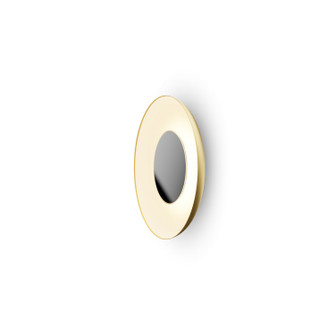 Ramen LED Wall Sconce in Gold w/ Matte White (240|RMW09SWCRMHW18BDGMW)