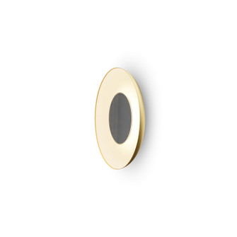 Ramen LED Wall Sconce in Gold w/ Matte White (240|RMW09SWBNIHW18BDGMW)