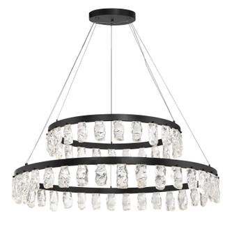 Artic Glacier LED Chandelier in Coal Black (42|P149966AL)