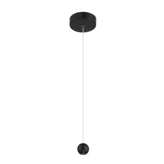 Itty LED Mini Pendant in Coal Black (42|P146066AL)