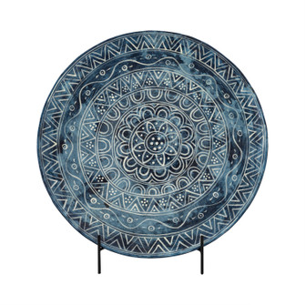 Kattan Plate with Stand in Dark Blue (45|S089711412)