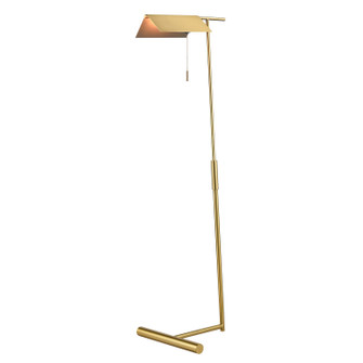 Mendel One Light Floor Lamp in Satin Brass (45|H001911567)